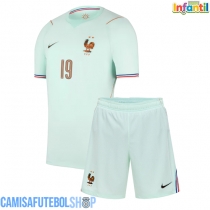 Camisa de time de futebol França Theo Hernandez #19 Replicas 2º Equipamento Infantil Mundo 2026 Manga Curta (+ Calças curtas)